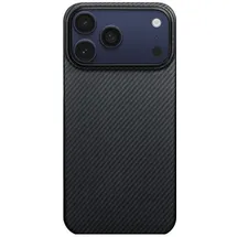 pitaka iPhone 17 Pro Max Ultra-Slim Case schwarz/grau