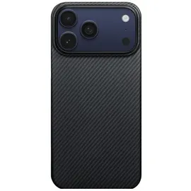 pitaka iPhone 17 Pro Max Ultra-Slim Case schwarz/grau