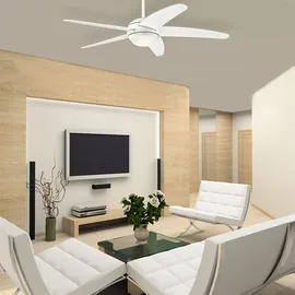 Westinghouse Bendan 132 cm Deckenventilator weiß mit Licht LED inkl. Fernbedienung