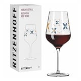 Ritzenhoff & Breker Rotweinglas Herzkristall 570 ml Kristall, Kristalloptik Bunt