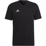 Adidas Entrada 22 T-Shirt Cotton 2er Set Freizeit - Schwarz, 2Xl,