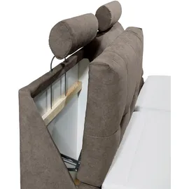 ed exciting design Boxspringbett Palermo 2 - Grau