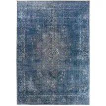 benuta pop Teppich, Blau, Textil, Orientalisch, Rechteckig, 120x170 cm, Gots, wasserabweisend, Teppiche & Böden, Teppiche
