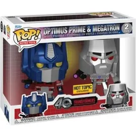 Funko Pop! Retro Toys: Transformers - 2-Pack Optimus MT (Metallic)