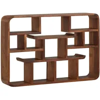 KADIMA DESIGN Wandregal aus Sheeshamholz, Elegantes und funktionales Stauraumwunder.