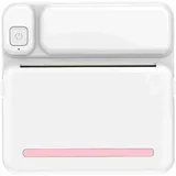 Ophy Tragbarer Bluetooth-Thermodrucker (taschenformat) – Etikettendrucker Etikettendrucker, (für P-Notizen, Fehlermeldungen & Textmemos – Rosa) rosa