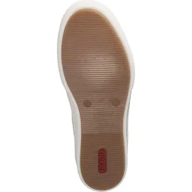 Rieker Slip-Ons Damen Weiß/Silber/Grau 36