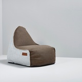 Sackit Sofa Sessel braun / weiss Outdoor