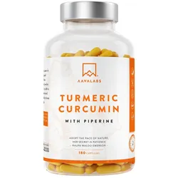 AAVALABS Curcumin + Piperin vegan 180 St