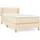 vidaXL Boxspringbett 100 x 200 cm Creme