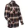 CRAFTLAND Flanellhemd Schwarz / Marine / Beige / Rot XL