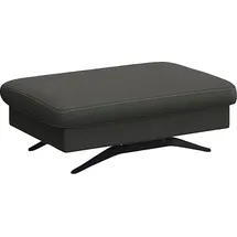 flexlux Pouf Glow Sitzhocker Leder 95 x 81 x 65 cm Grau