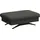 flexlux Pouf Glow Sitzhocker Leder 95 x 81 x 65 cm Grau