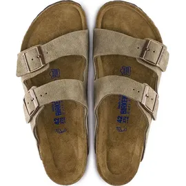Birkenstock Arizona Weichbettung Veloursleder taupe 40