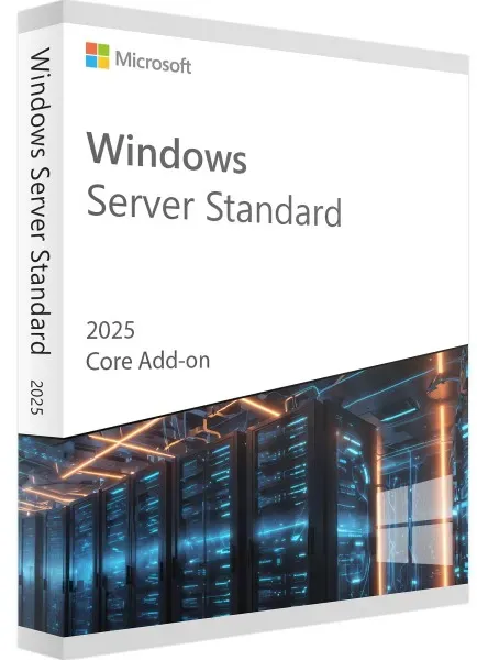 Windows Server 2025 Standard | 4 Core Erweiterungslizenz | Sofortversand