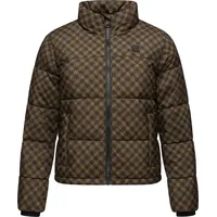 Ragwear Winterjacke "Serah Print", Damen, Gr. XXL (44), braun, Außenmaterial: 100% Polyester. Innenfutter: 100% Polyester.