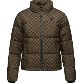 Ragwear Winterjacke "Serah Print", Damen, Gr. XXL (44), braun, Außenmaterial: 100% Polyester. Innenfutter: 100% Polyester.