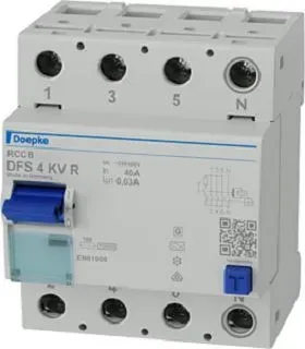 Doepke FI-Schalter 4-polig DFS4-040-4/0,03-A-KV-R