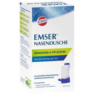 EMSER Nasendusche + Nasenspülsalz 4 St. Reinigungs-Set