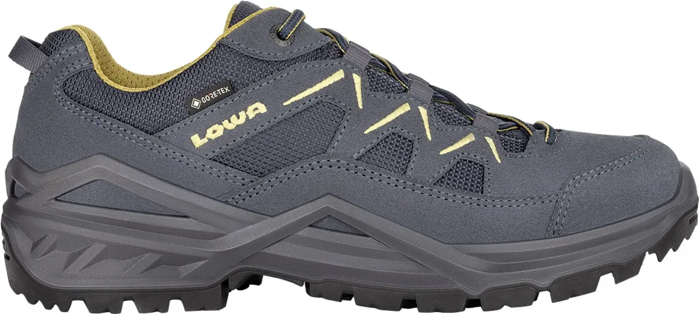 LOWA SIRKOS EVO GTX LO, 9785 stahlblau/senf, 43.5