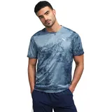 Puma Tad Essentials AOP Tees Cool Blue S