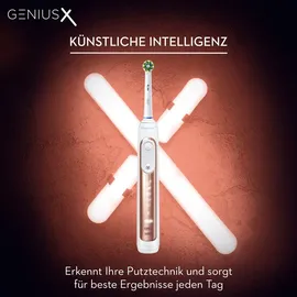 Oral-B Genius X roségold + Reiseetui