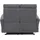 Home Affaire 2-Sitzer HOME AFFAIRE "FINNARA,2-Sitzer,elelektrische Relaxfunktion in 2 Sitzen, USB A/C", anthrazit, B:128cm H:103cm T:88cm, 100% POLYESTER, Sofas, Liegefunktion 105-135, Federkern