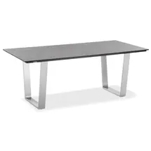 Niehoff Noah Gartentisch 160 x 95 x 76 cm Zement-Design/Weiß