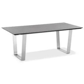 Niehoff Noah Gartentisch 160 x 95 x 76 cm Zement-Design/Weiß