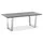 Niehoff Noah Gartentisch 160 x 95 x 76 cm Zement-Design/Weiß