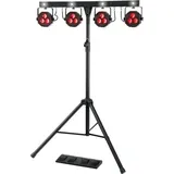 Showlite LB-4390 LED Licht Komplettanlage RGB Schwarz