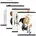 Posterschiene magnetisch A4 Posterleiste Holz Schwarz 21cm 4 Packungen