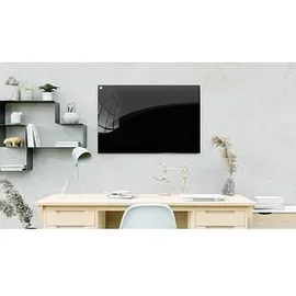ALLboards Glas-Magnettafel 150,0 x 100,0 cm Schwarz