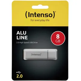 Intenso Alu Line 8 GB silber USB 2.0