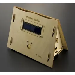 DFRobot Wetterstation-Kit, LCD Modul, DHT22, Touch-Sensor, Barometersensor, Echtzeituhr, Solar-Panel