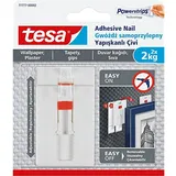 Tesa Klebehaken + Klebenagel für Tapete & Putz 2 kg Halteleistung