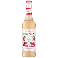 MONIN Premium Litschi-Sirup 700 ml für Cocktails und Mocktails Veganfreundlich, allergenfrei, 100% natürliche Aromen und Farbstoffe Perfekt für Litschi Martinis