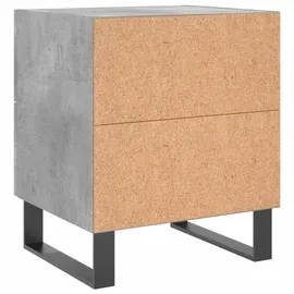 vidaXL Nachttisch Betongrau 40x35x47,5 cm Holzwerkstoff