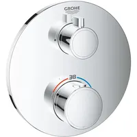 Grohe Grohtherm Duschthermostat rund für 1 Verbraucher Chrom 24075000