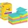 Post-it Super Sticky Z-Notes Cosmic Collection, Packung mit 12 Blöcken, 90 Blatt pro Block, 76 x 76 mm Blanko sortiert, R330-SSCOS-P8+4 76x 76mm 90Bl