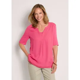 GOLDNER Kurzarmbluse pink 23
