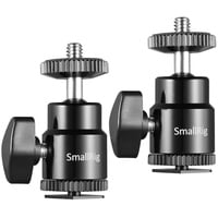 SmallRig 1/4 "Kamera Blitzschuhhalterung mit zusätzlicher 1/4" Schraube (2er