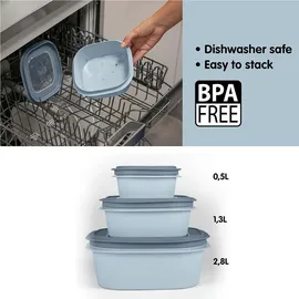 SUNWARE Frischhaltedose blaugrau 1,3 l