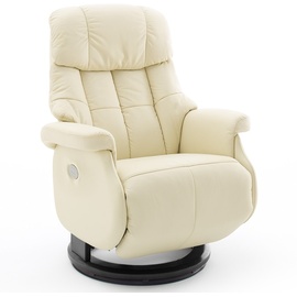 MCA Furniture CALGARY Comfort elektrisch - versch. Farben - Creme/Schwarz