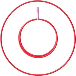 Hula Hoop 16 mm Ø 80 cm Play Rot 80 CM