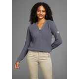 KangaROOS V-Ausschnitt-Pullover Blau 36/38
