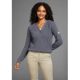 KangaROOS V-Ausschnitt-Pullover Blau 36/38
