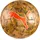 Puma Cup Graphic Fußball 5, Glowing Red Dusky Gray Heat Fire Orange