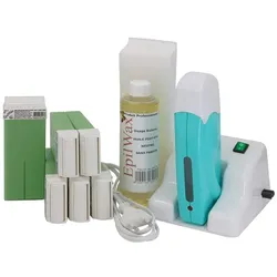 EpilWax Wachswärmer Waxing Set für Enthaarung Haarentfernung mit Aufsteller