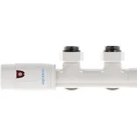 Aquabad® Multiblock Heizkörperthermostat, Weiß - Adapter 15mm - Weiß